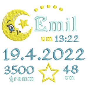 Geburt: Emil - Weißer Bär Design