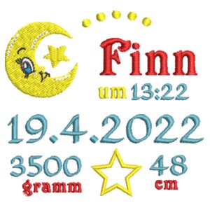 Geburt: Finn - Finley der Sanfte Riese Design