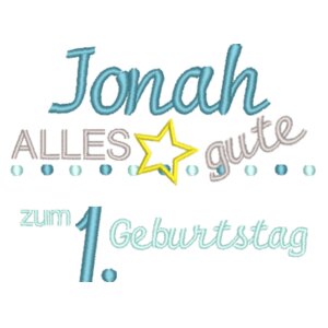 Geburtstag: Jonah - Weißer Hase Design