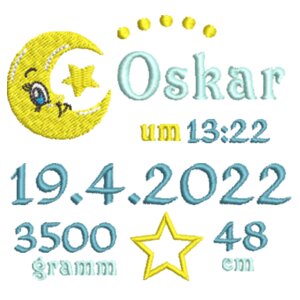 Geburt: Oskar - Max der Superbär Design