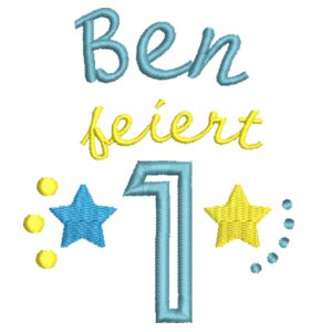 Geburtstag: Ben - Weißer Bär Design