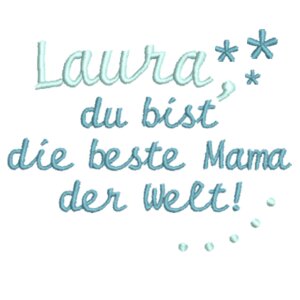 Für Mama: Laura - Weißer Bär Design