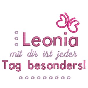 Lieblingszitate: Leonia - Pinki das Funkelnde Einhorn Design