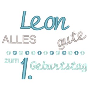 Geburtstag: Leon Design