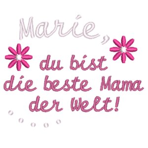 Für Mama: Marie -  Brauner Bär Design